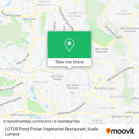 LOTUS Pond Putian Vegetarian Restaurant map
