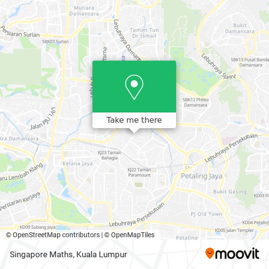 Singapore Maths map
