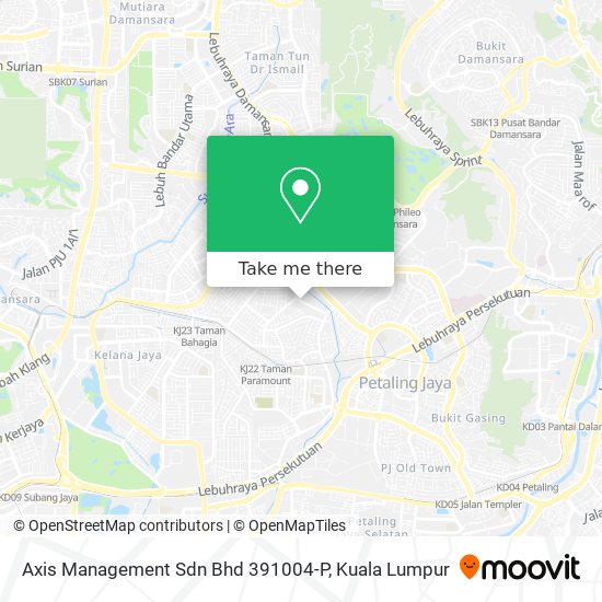 Axis Management Sdn Bhd 391004-P map