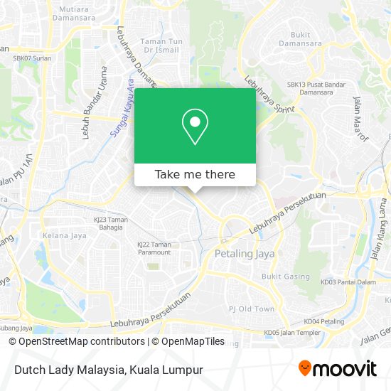 Dutch Lady Malaysia map