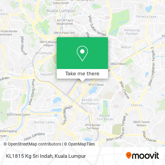 KL1815 Kg Sri Indah map