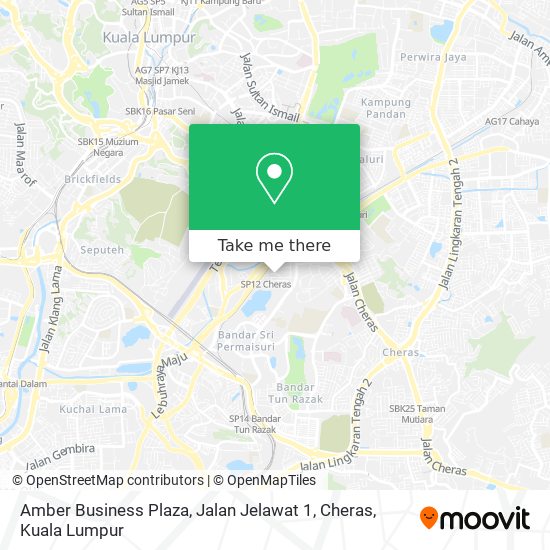 Amber Business Plaza, Jalan Jelawat 1, Cheras map