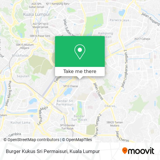 Peta Burger Kukus Sri Permaisuri