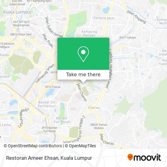 Peta Restoran Ameer Ehsan