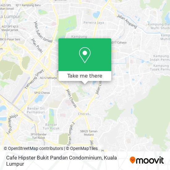 Cafe Hipster Bukit Pandan Condominium map