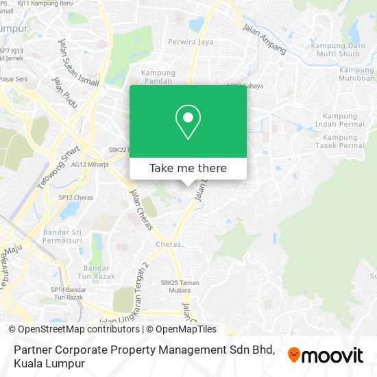 Partner Corporate Property Management Sdn Bhd map