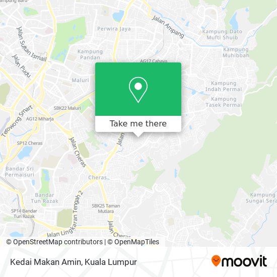 Kedai Makan Amin map