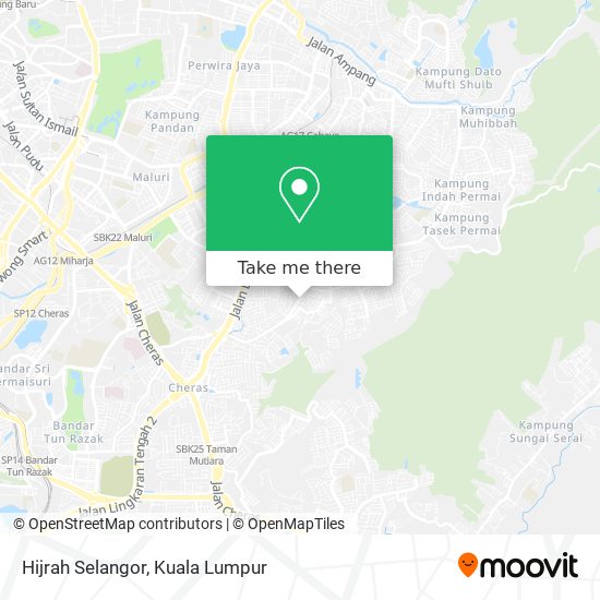 Hijrah Selangor map