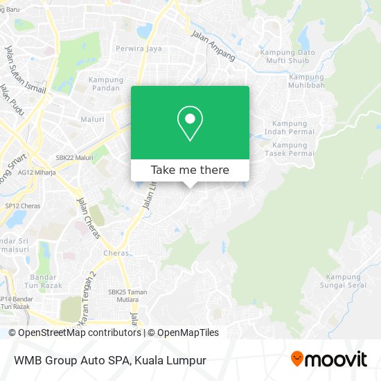 WMB Group Auto SPA map