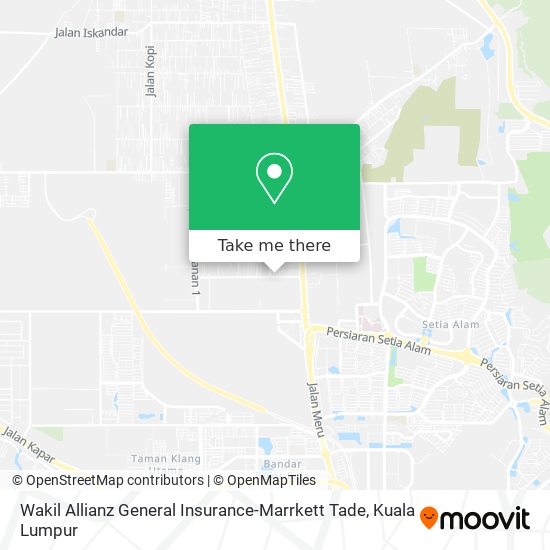 Wakil Allianz General Insurance-Marrkett Tade map