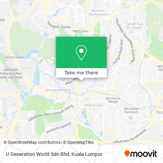 U Generation World Sdn Bhd map