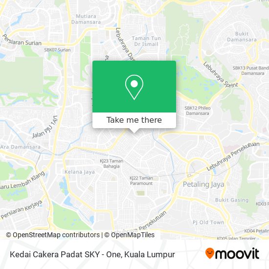 Peta Kedai Cakera Padat SKY - One