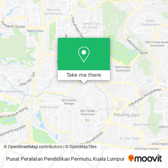 Pusat Peralatan Pendidikan Permutu map