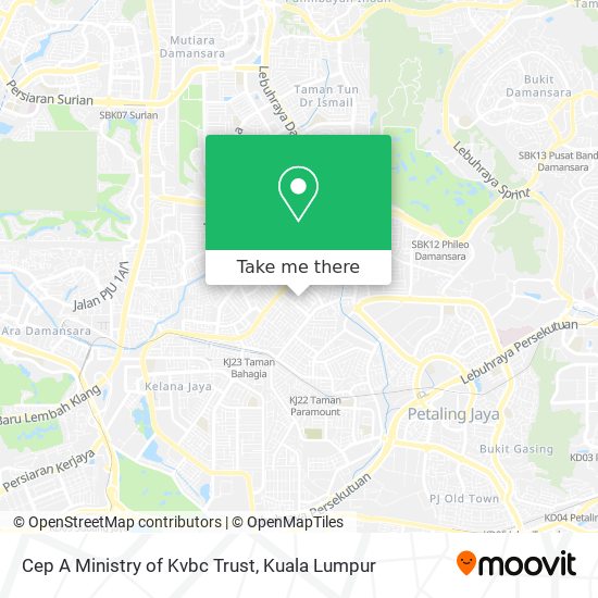 Cep A Ministry of Kvbc Trust map