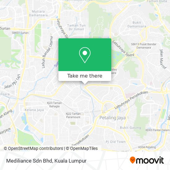 Mediliance Sdn Bhd map