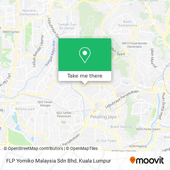 Peta FLP Yomiko Malaysia Sdn Bhd