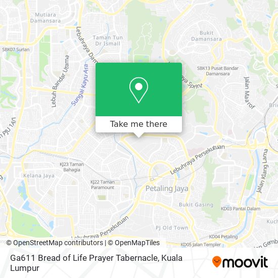 Ga611 Bread of Life Prayer Tabernacle map