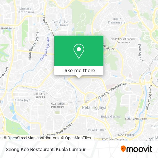 Seong Kee Restaurant map