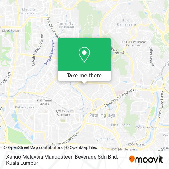 Xango Malaysia Mangosteen Beverage Sdn Bhd map