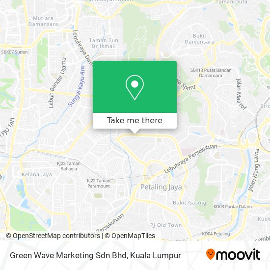 Green Wave Marketing Sdn Bhd map