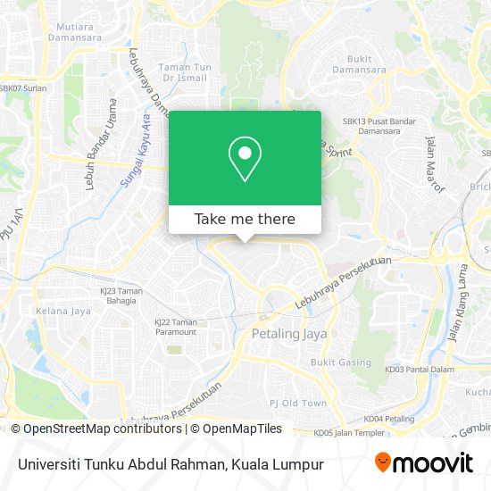 Universiti Tunku Abdul Rahman map