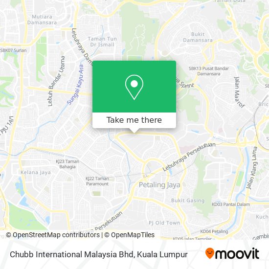 Chubb International Malaysia Bhd map