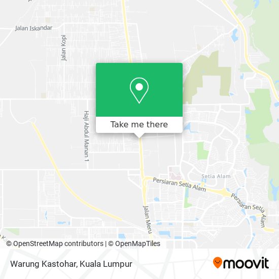 Warung Kastohar map