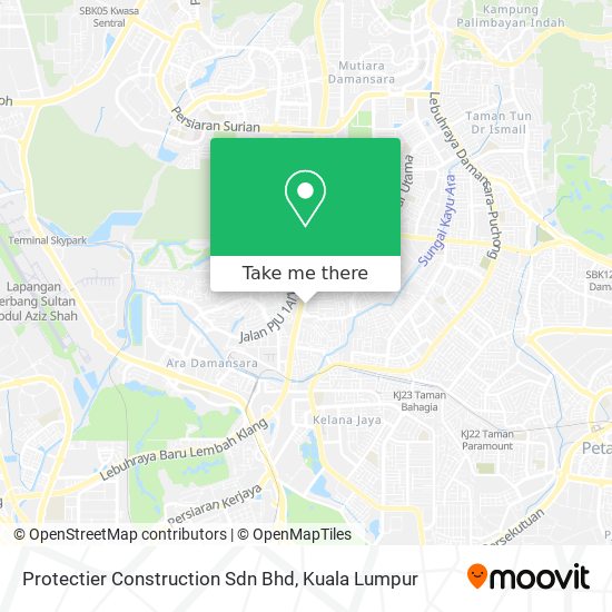 Protectier Construction Sdn Bhd map