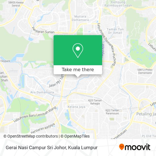 Gerai Nasi Campur Sri Johor map
