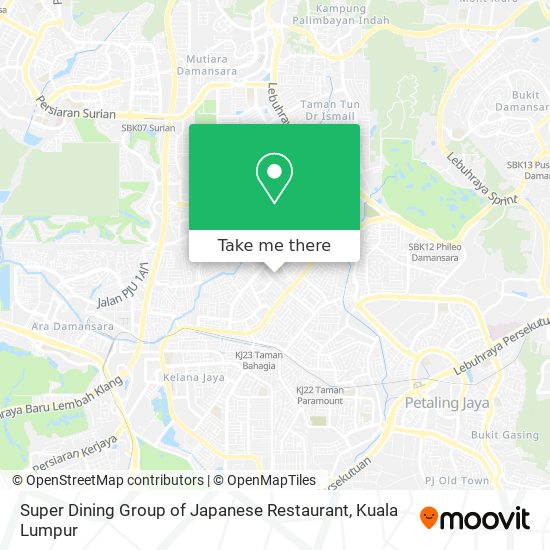 Super Dining Group of Japanese Restaurant map