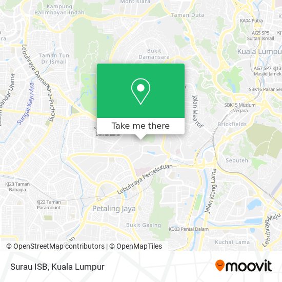 Surau ISB map