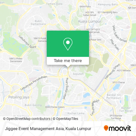 Jiggee Event Management Asia map