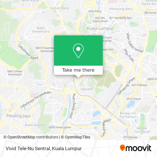 Vivid Tele-Nu Sentral map