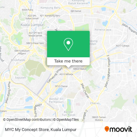 MYC My Concept Store map