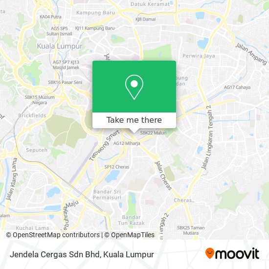 Jendela Cergas Sdn Bhd map
