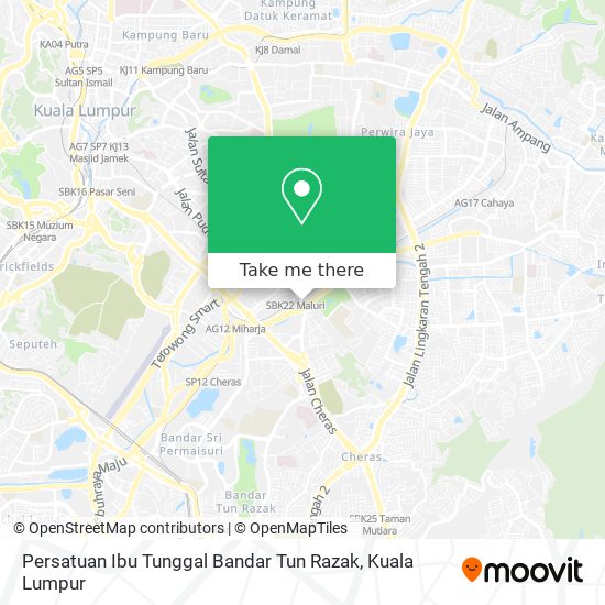 Persatuan Ibu Tunggal Bandar Tun Razak map