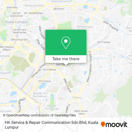 HK Service & Repair Communication Sdn Bhd map