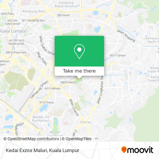 Peta Kedai Exzos Maluri