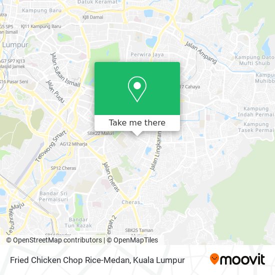 Fried Chicken Chop Rice-Medan map