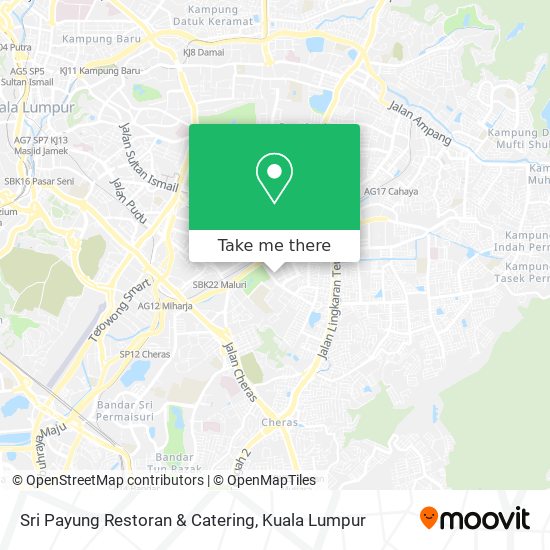 Peta Sri Payung Restoran & Catering