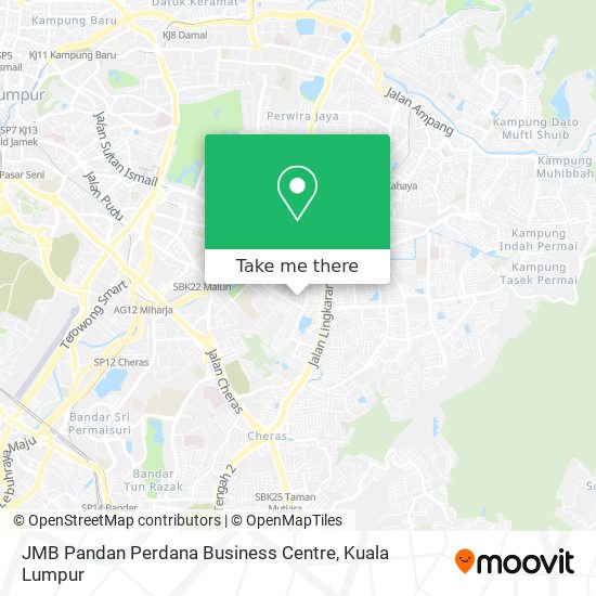 JMB Pandan Perdana Business Centre map