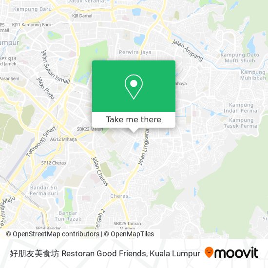 好朋友美食坊 Restoran Good Friends map