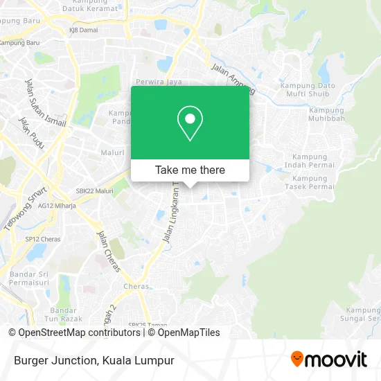 Burger Junction map
