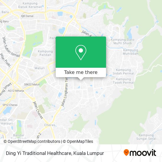 Ding Yi Traditional Healthcare map