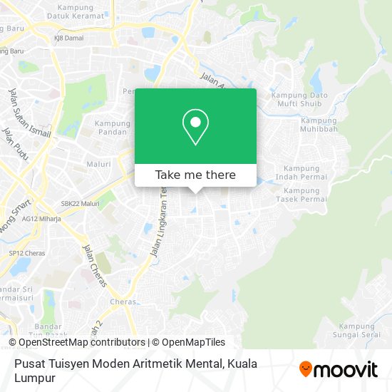 Pusat Tuisyen Moden Aritmetik Mental map