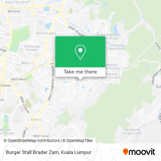 Burger Stall Brader Zam map
