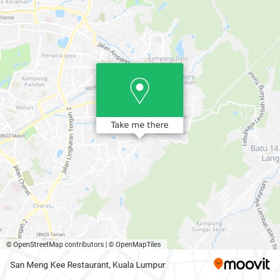 San Meng Kee Restaurant map