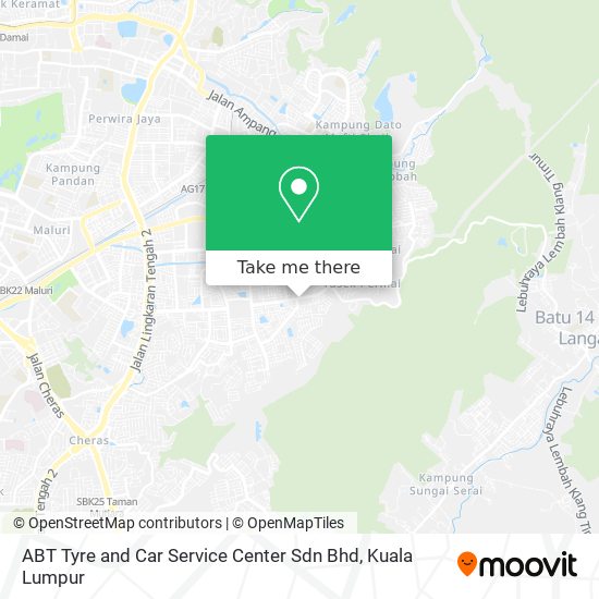 ABT Tyre and Car Service Center Sdn Bhd map