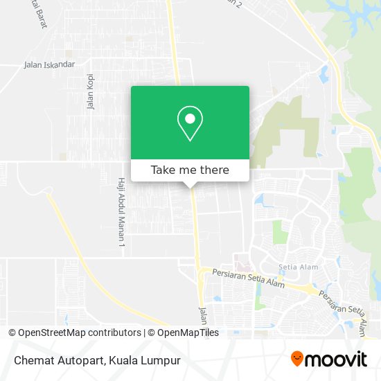 Chemat Autopart map