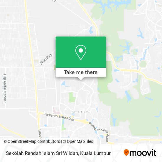 Sekolah Rendah Islam Sri Wildan map